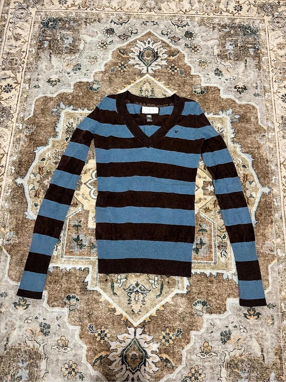 American Eagle Outfitters Women’s Striped Crewneck Shirt (XS)
